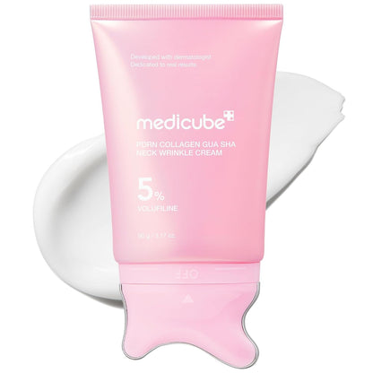 medicube PDRN Collagen Gua Sha Neck Wrinkle Cream